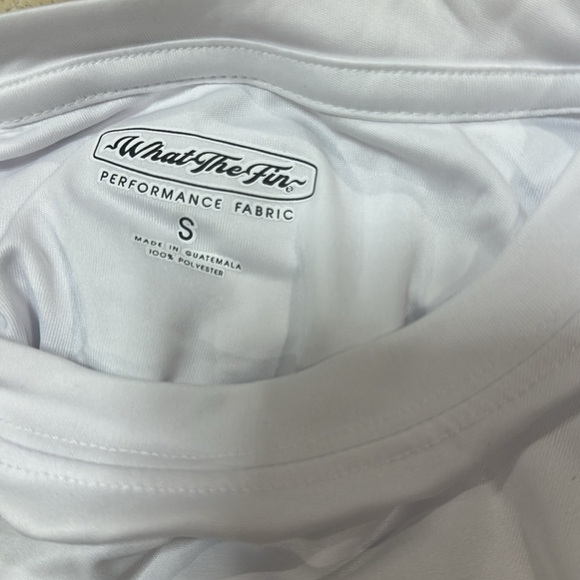 WTF - What The Fin? Long-Sleeve Performance Wicking Shirt Dark & Stormy NWT S - Picture 6 of 6